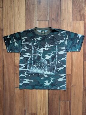 Logotel Vintage Camo Deer T-shirt (L)